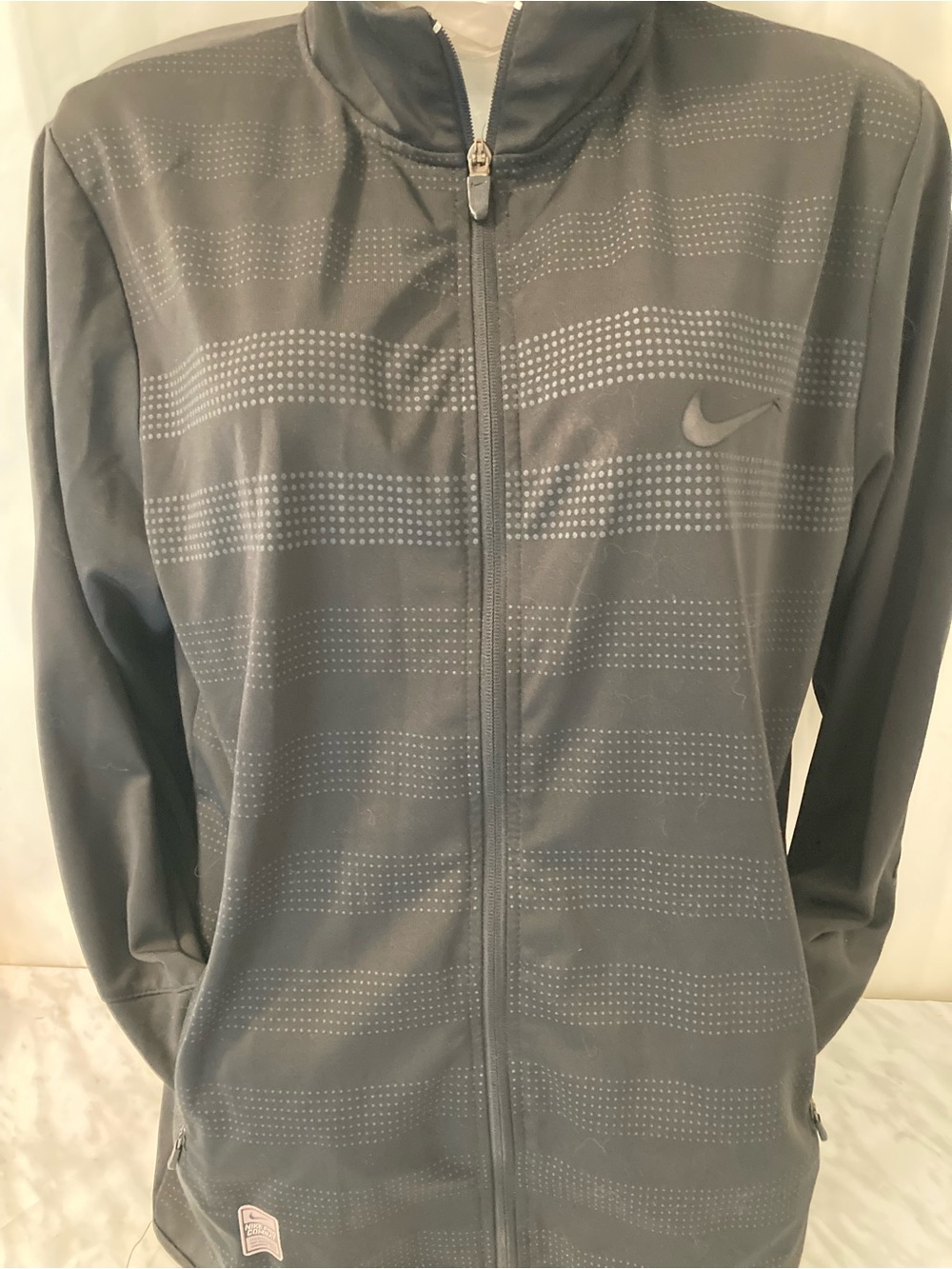 Nike Pro Combat Black Full Zip Training Track Jacket Women’s Small